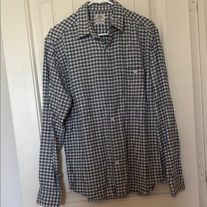 Faherty Gray Casual Button Down Shirt